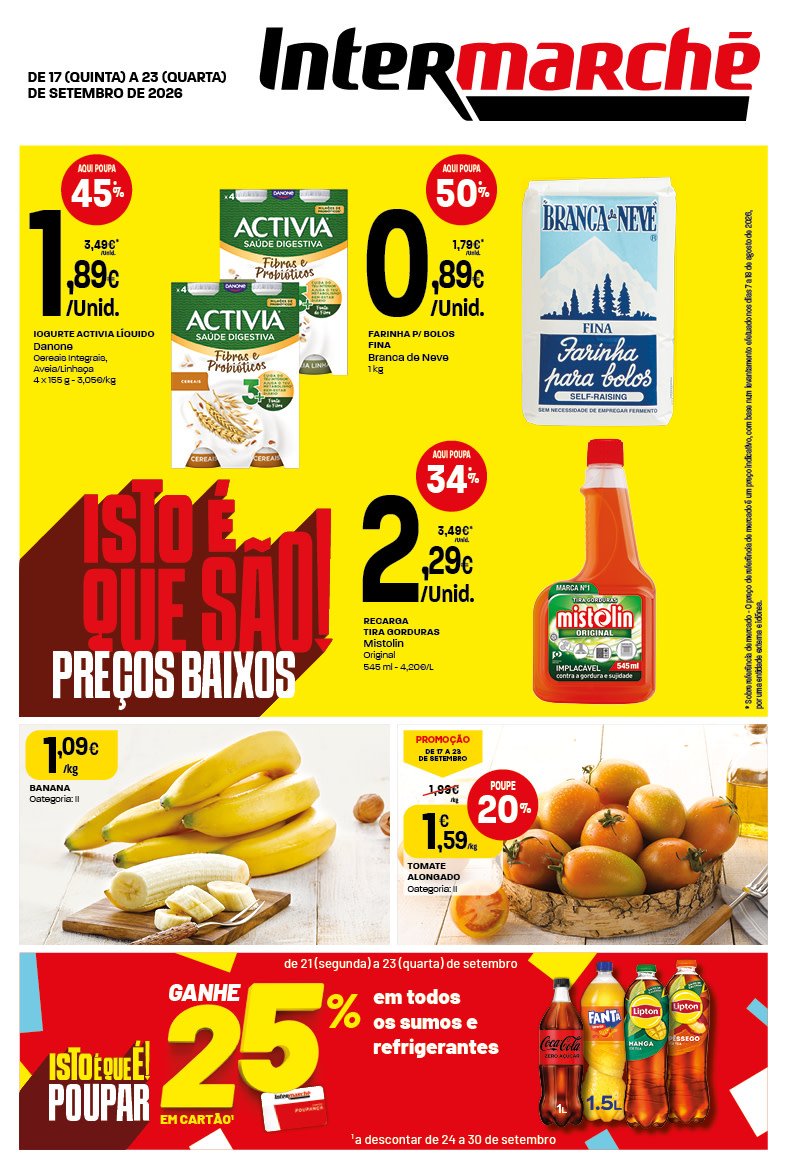 Mini Folheto Semanal de 17 a 23 de Setembro