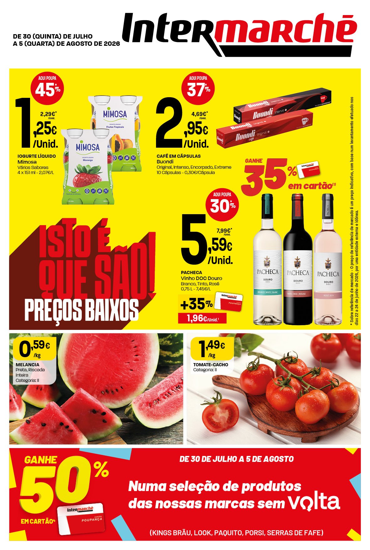Mini Folheto Semanal 30 de Julho a 5 de Agosto