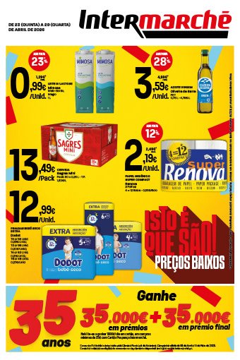 Mini Folheto Semanal de 23 a 29 de Abril